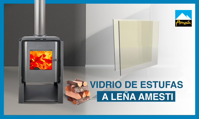 ¿En qué momento reemplazar el vidrio de la estufa a leña Amesti?
