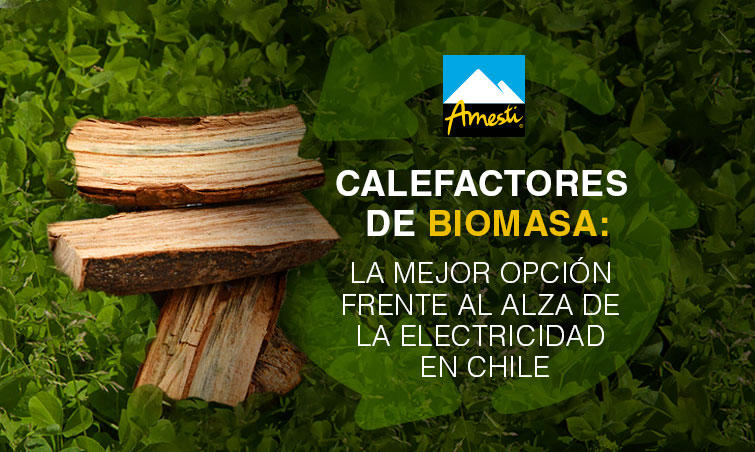 Calefactores de biomasa: mejor opción al alza de la electricidad | Amesti.cl