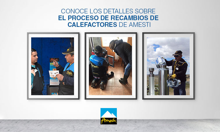 Conoce los detalles de los recambios de calefactores de Amesti | Amesti