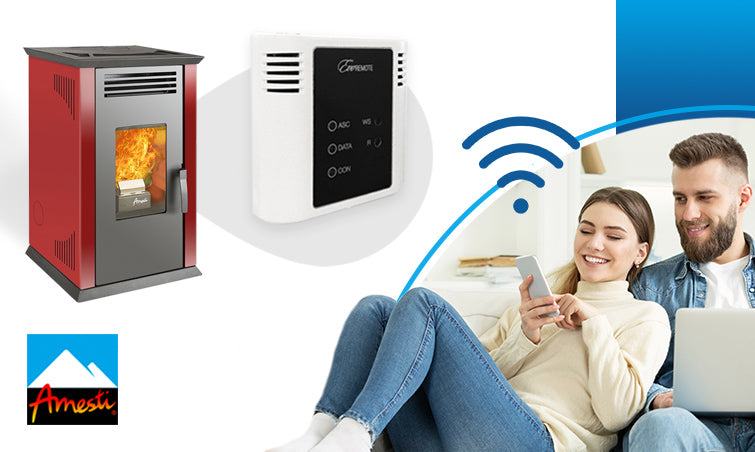 Conoce las estufas wifi a pellet de Amesti | Amesti.cl