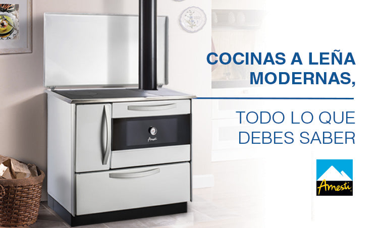 Cocinas a leña modernas, todo lo que debes saber | Amesti.cl