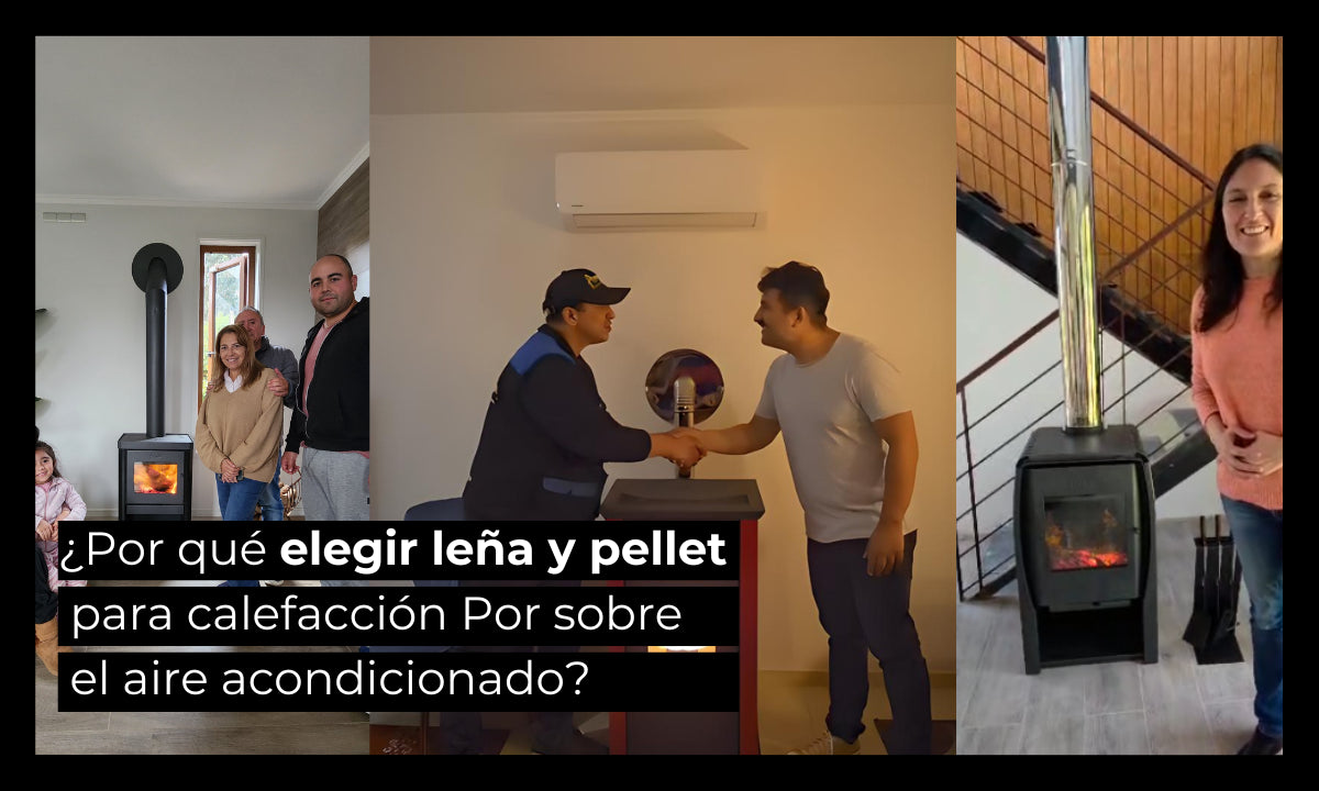 ¿Por que elegir leña y pellet para calefacción por sobre el aire acondicionado?