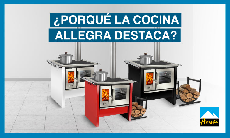 Cocina de combustión lenta Amesti: Cocina Allegra de Amesti