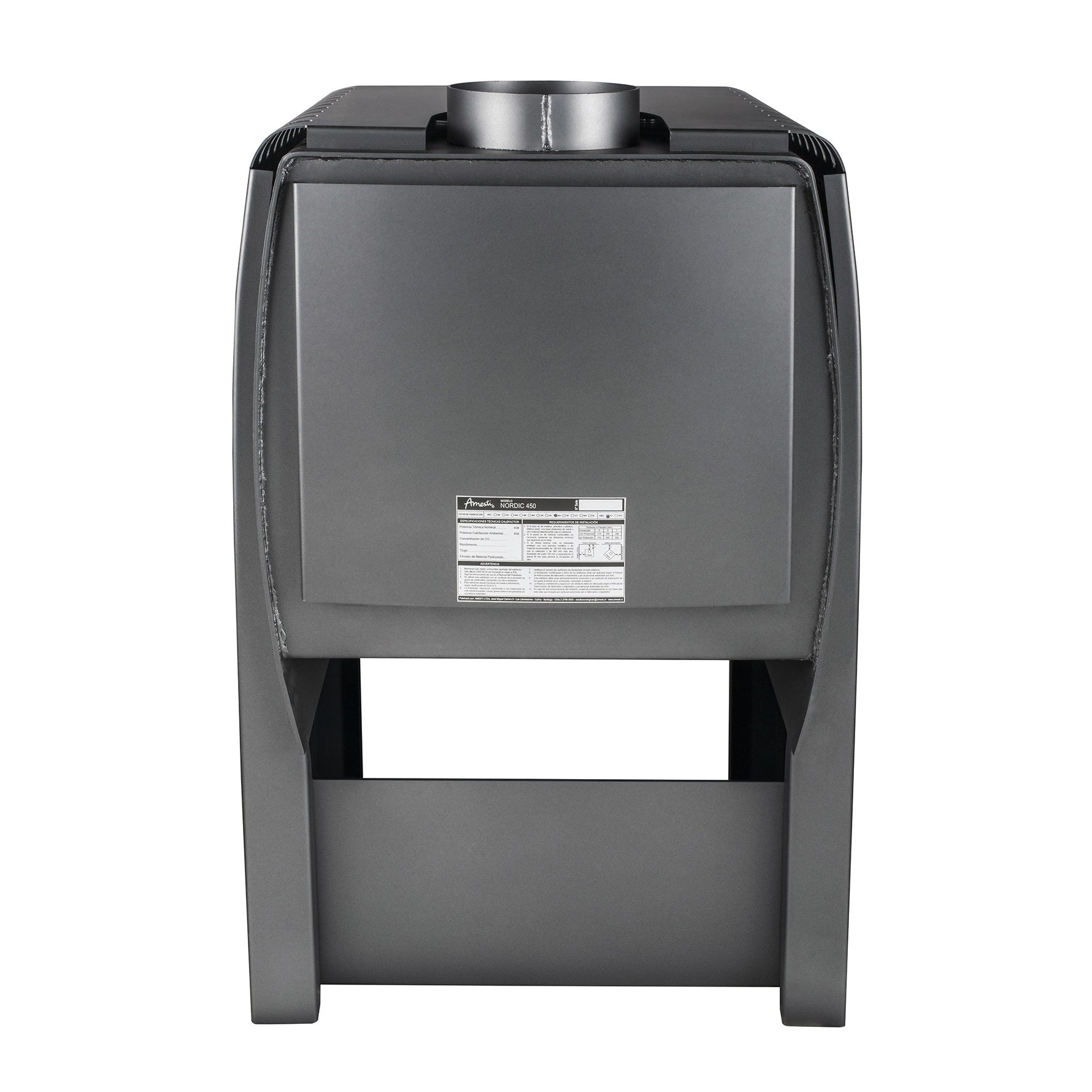 Estufa a leña Amesti Nordic 450