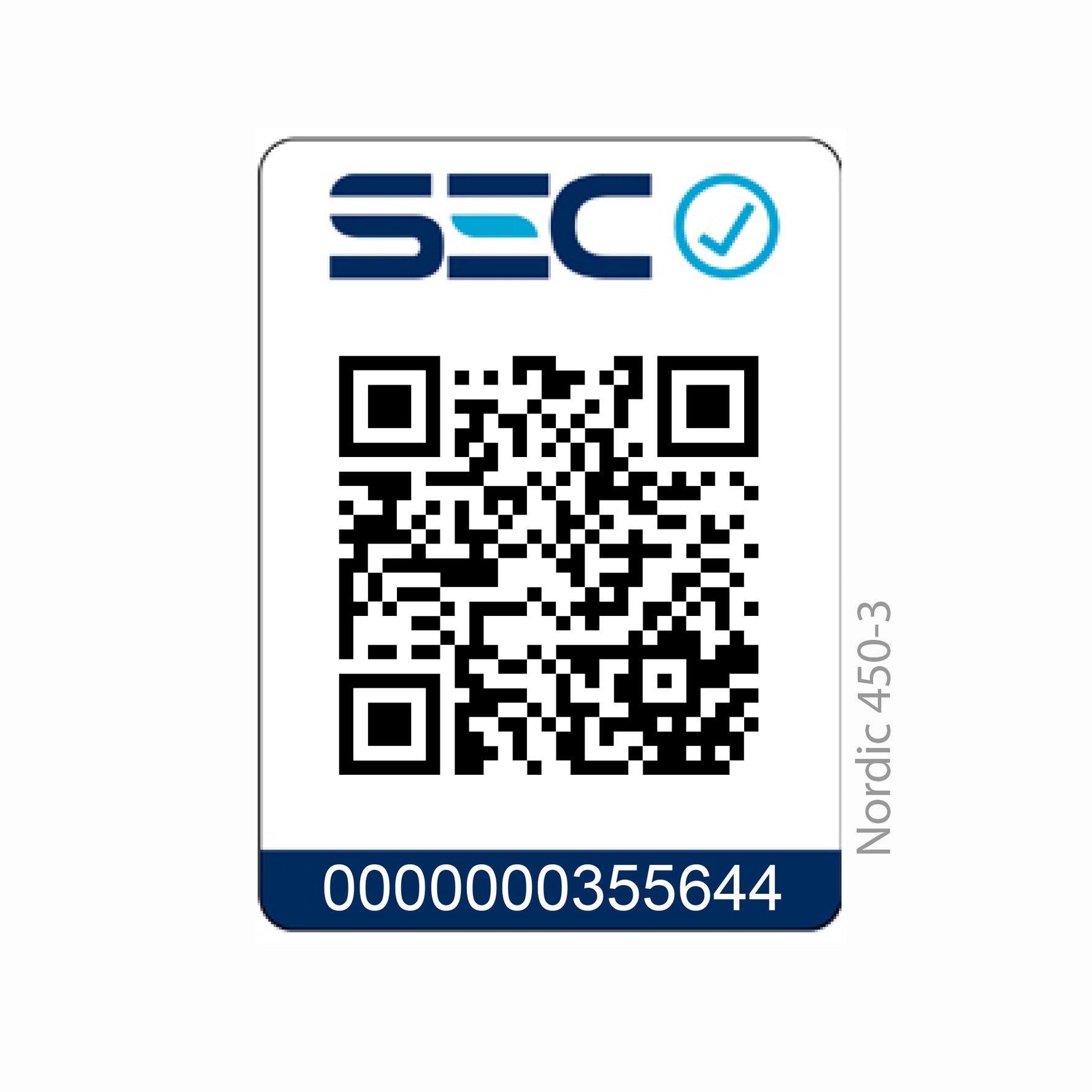 QR SEC Estufa a leña Amesti Nordic 450