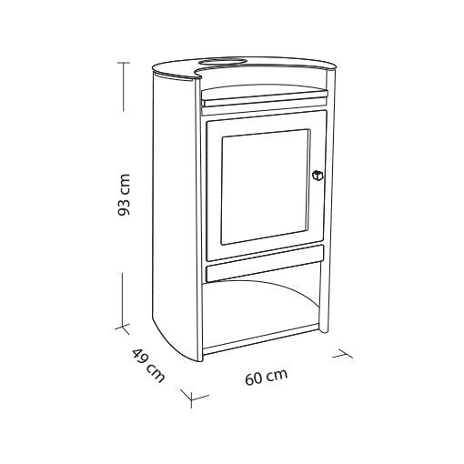Estufa a Leña Amesti Rondo 490