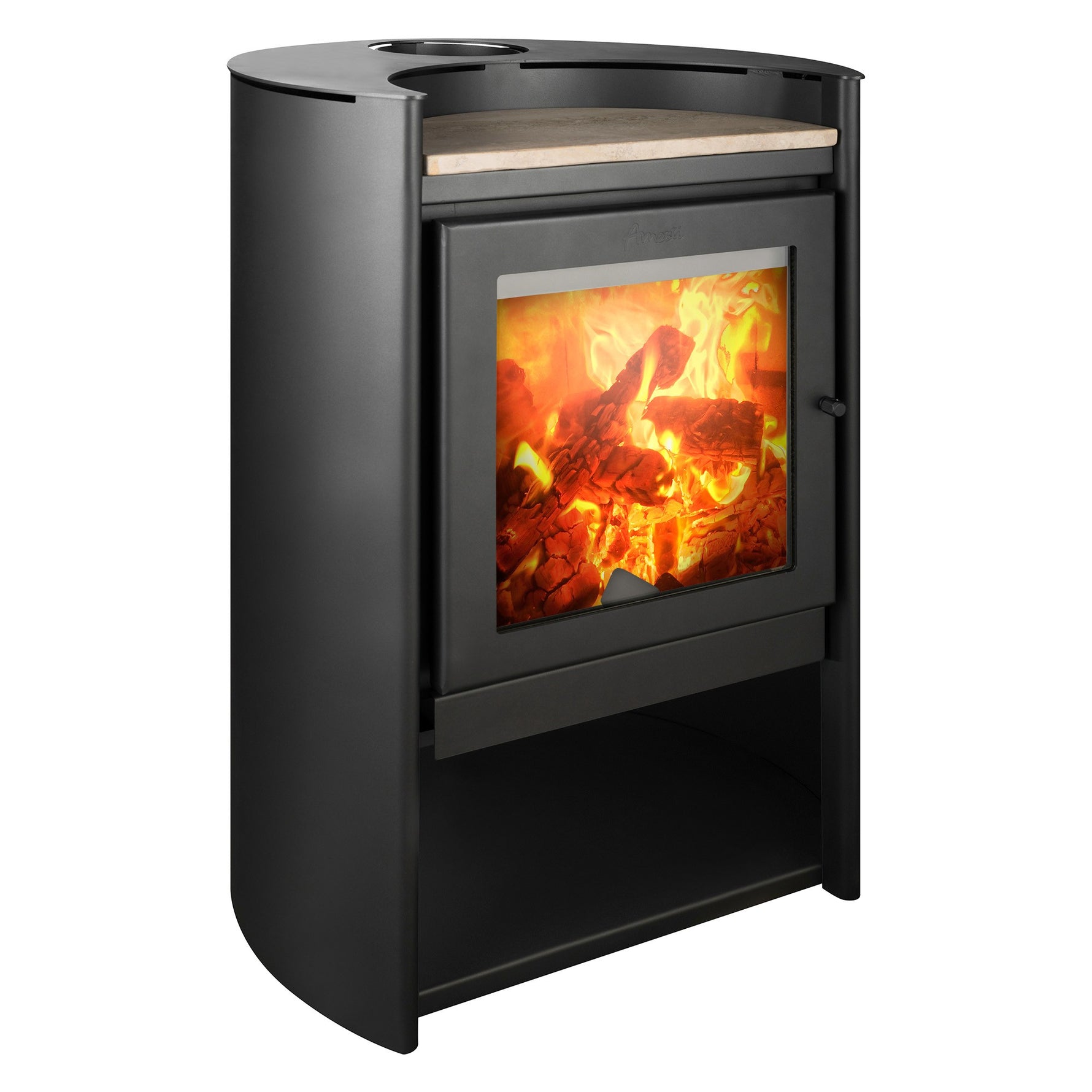 Estufa a Leña Amesti Rondo 490