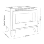 Estufa a Leña Palladio Wooden Freestanding Amesti