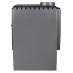 Vistla lateral de Estufa a leña Nordic 360 Charcoal.