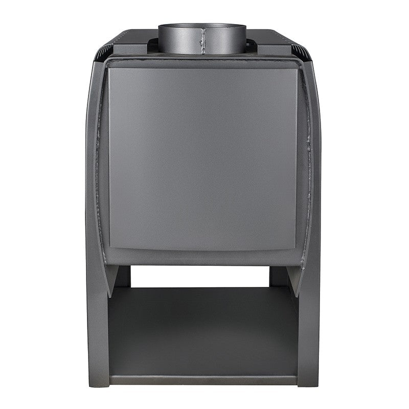 Vista trasera de Estufa a leña Nordic 360 Charcoal.