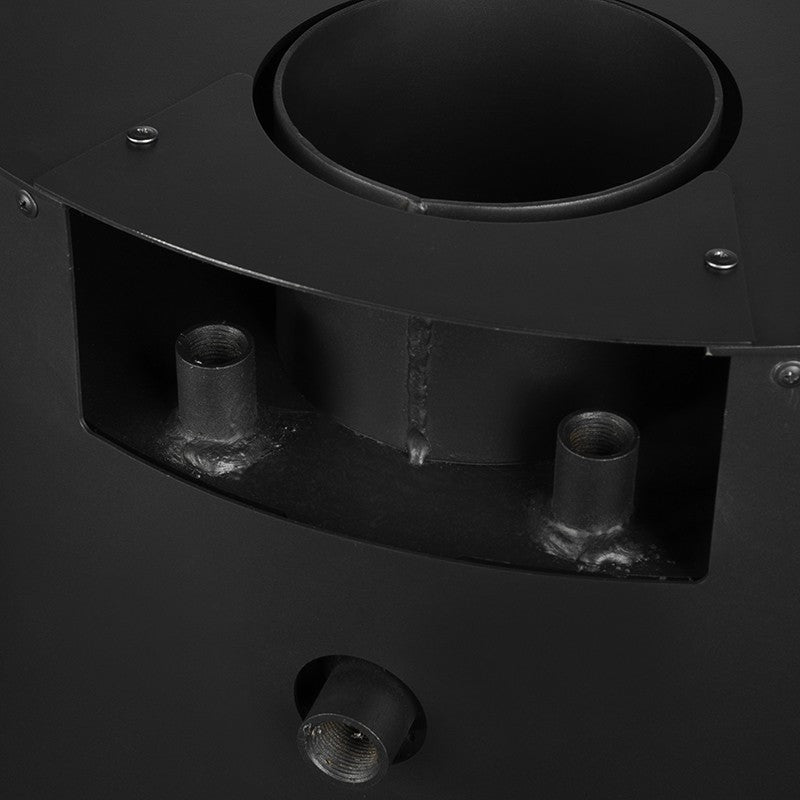 Caldera a Leña Amesti Rondo 500 Boiler - Detalle superior.