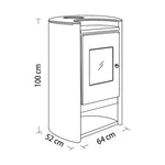 Dimensiones de Caldera a Leña Amesti Rondo 500 Boiler.