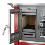 Cocina a leña Amesti Allegra Rojo Italiano