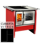 Cocina a leña Amesti Allegra Vitrox