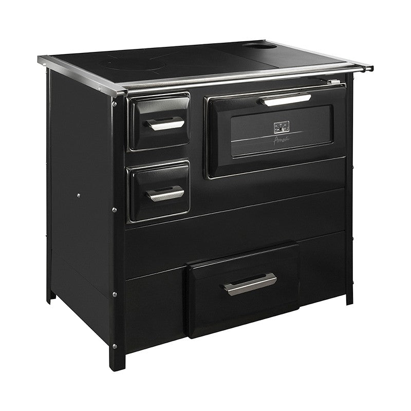 Cocina a leña Amesti Annetta Negra