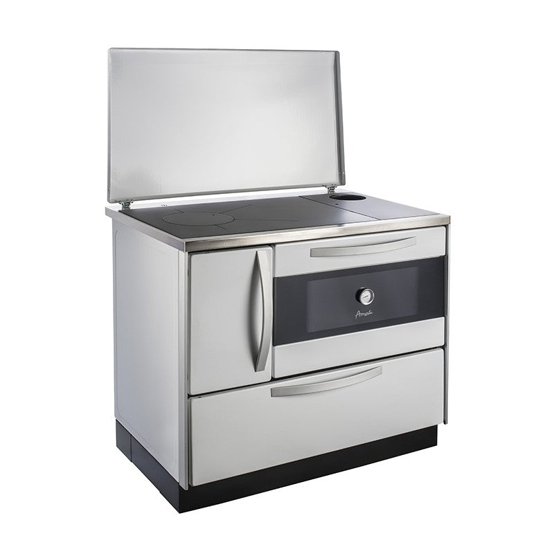 Cocina a leña Amesti Antonella Blanca