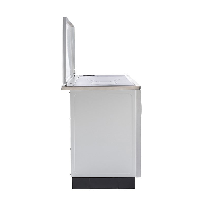 Cocina a leña Amesti Antonella Blanca