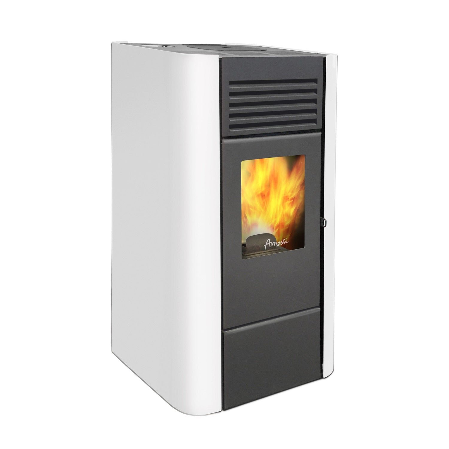 Estufa a pellet Milano blanco - Amesti