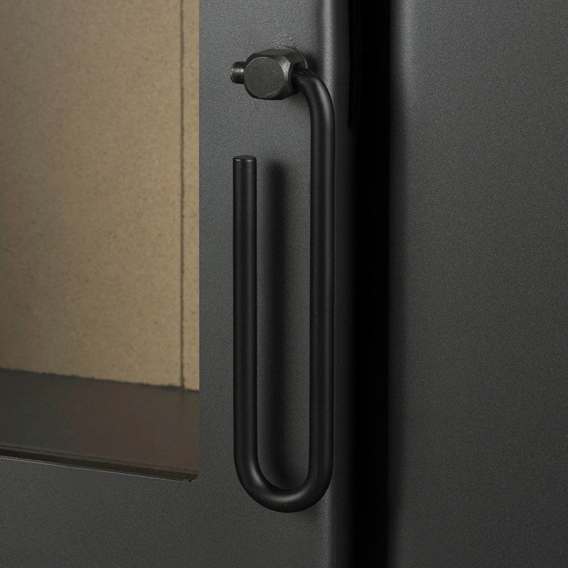 Detalle de puerta de estufa a leña Classic 500.