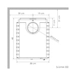 Estufa a Leña Amesti Scantek 350