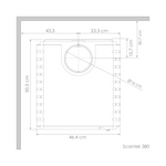 Estufa a leña Amesti Scantek 380