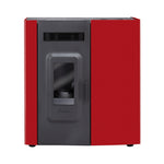Estufa a pellet alta potencia Slim 9000 Roja