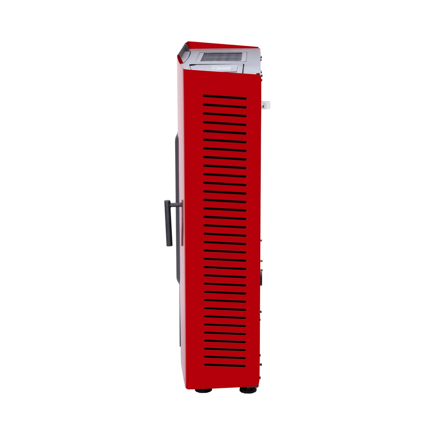 Estufa a pellet alta potencia Slim 9000 Roja