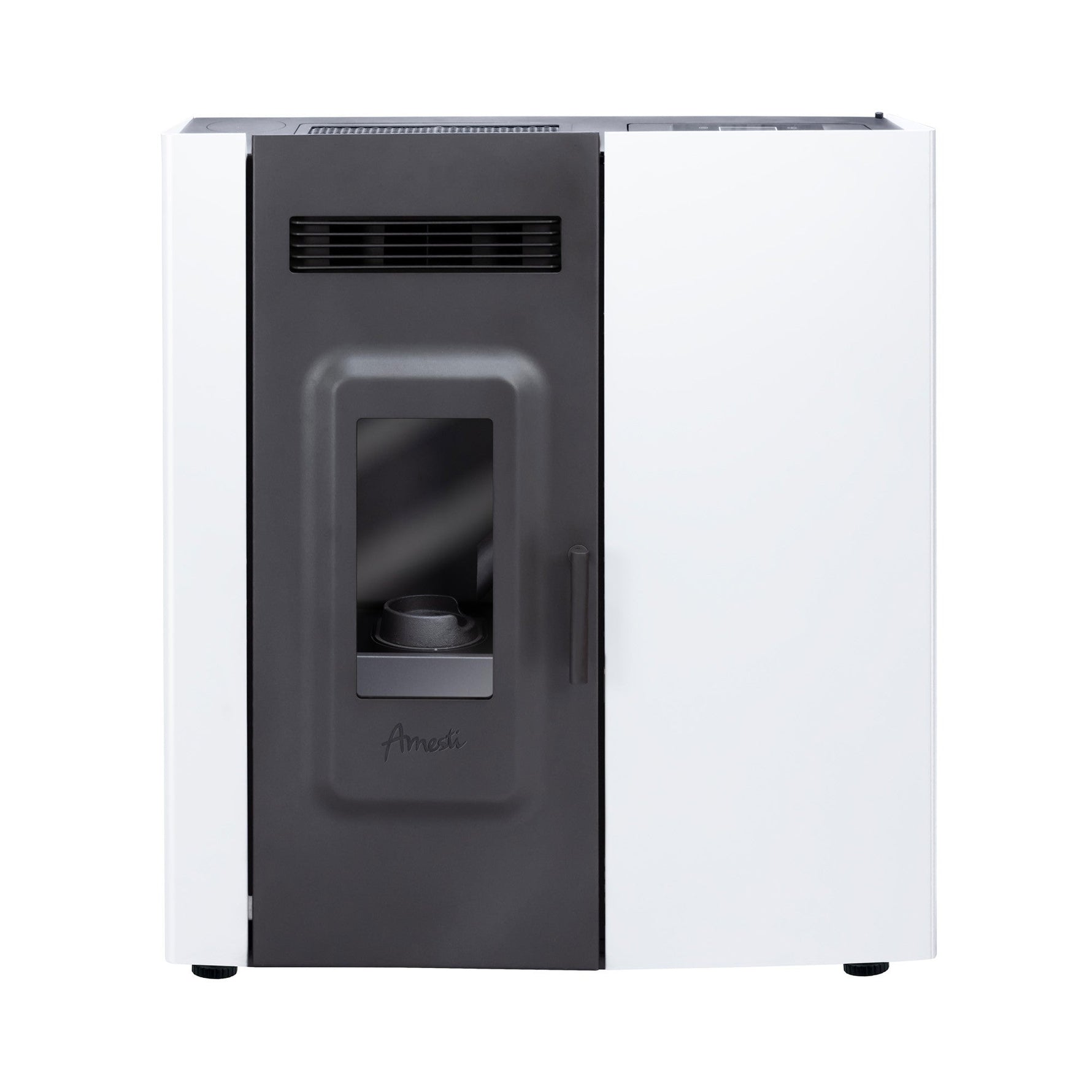 Estufa a pellet alta potencia Slim 9000 blanca