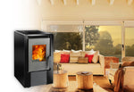 Estufa a Pellet Italy 6100 Negro Satinado Amesti