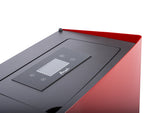 Pantalla Estufa a pellet alta potencia Slim 9000 Roja