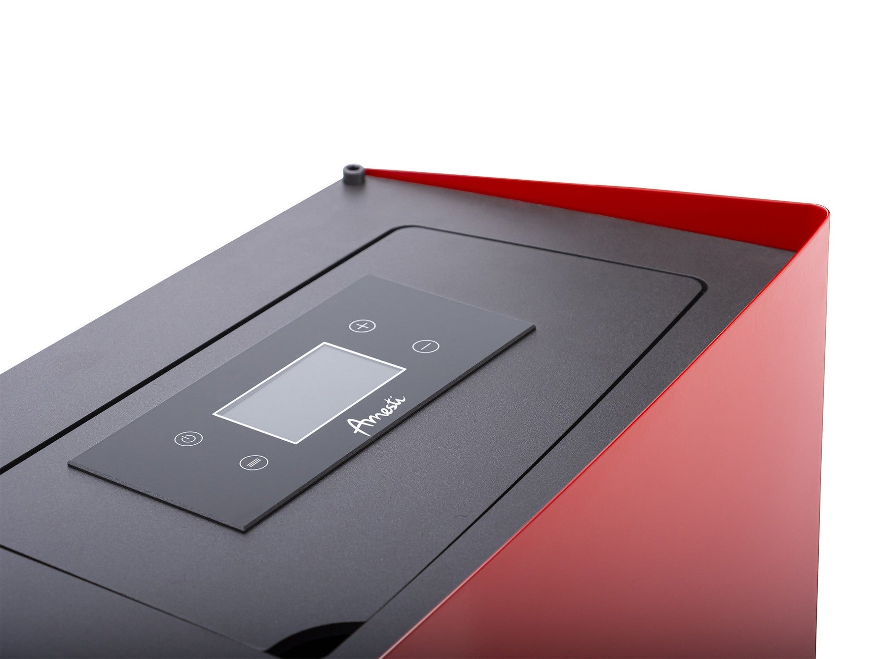 Pantalla Estufa a pellet alta potencia Slim 9000 Roja