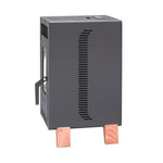 Lateral Estufa a pellet Amesti Bambu 6000 negro