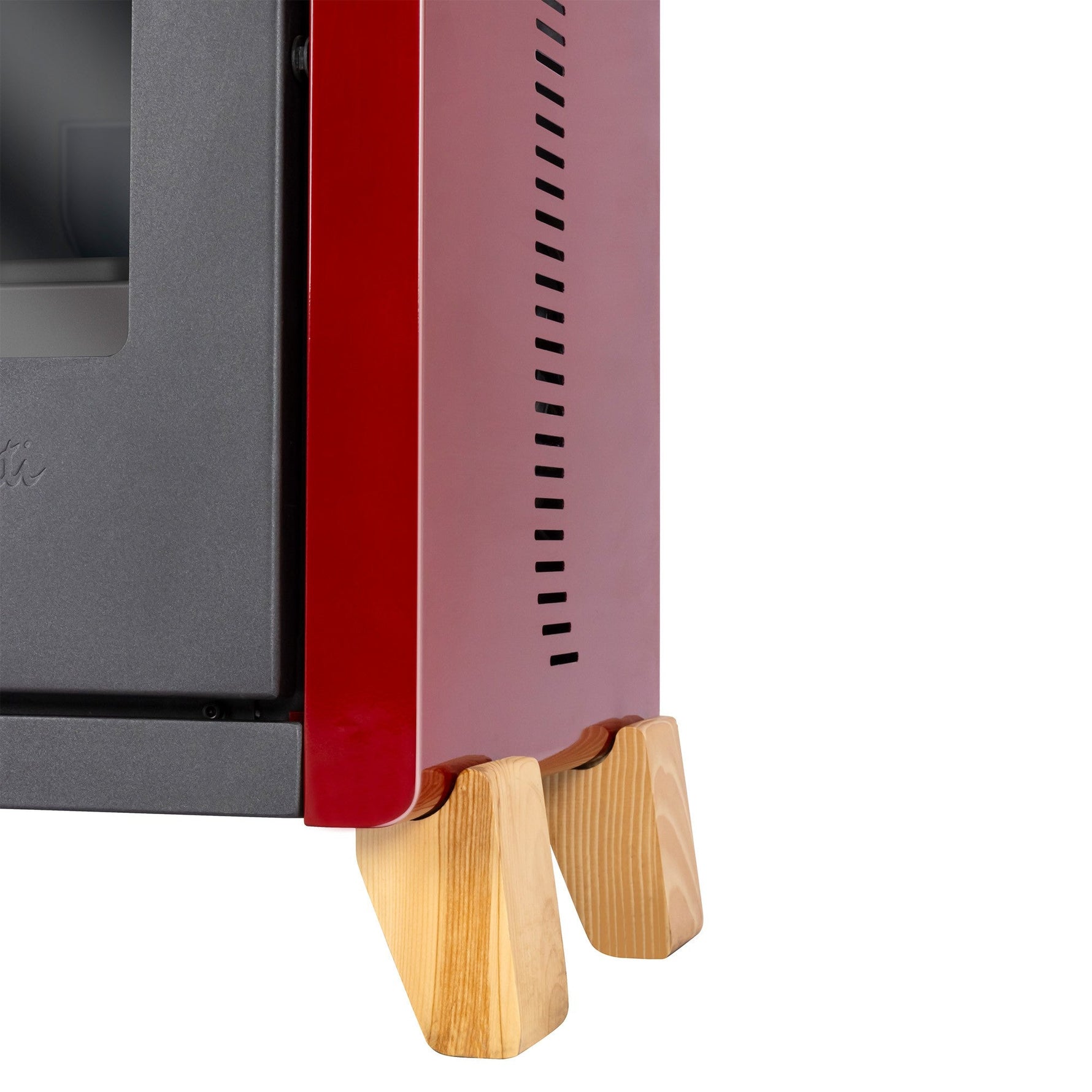 Estufa a pellet Amesti Bambu 6000 rojo
