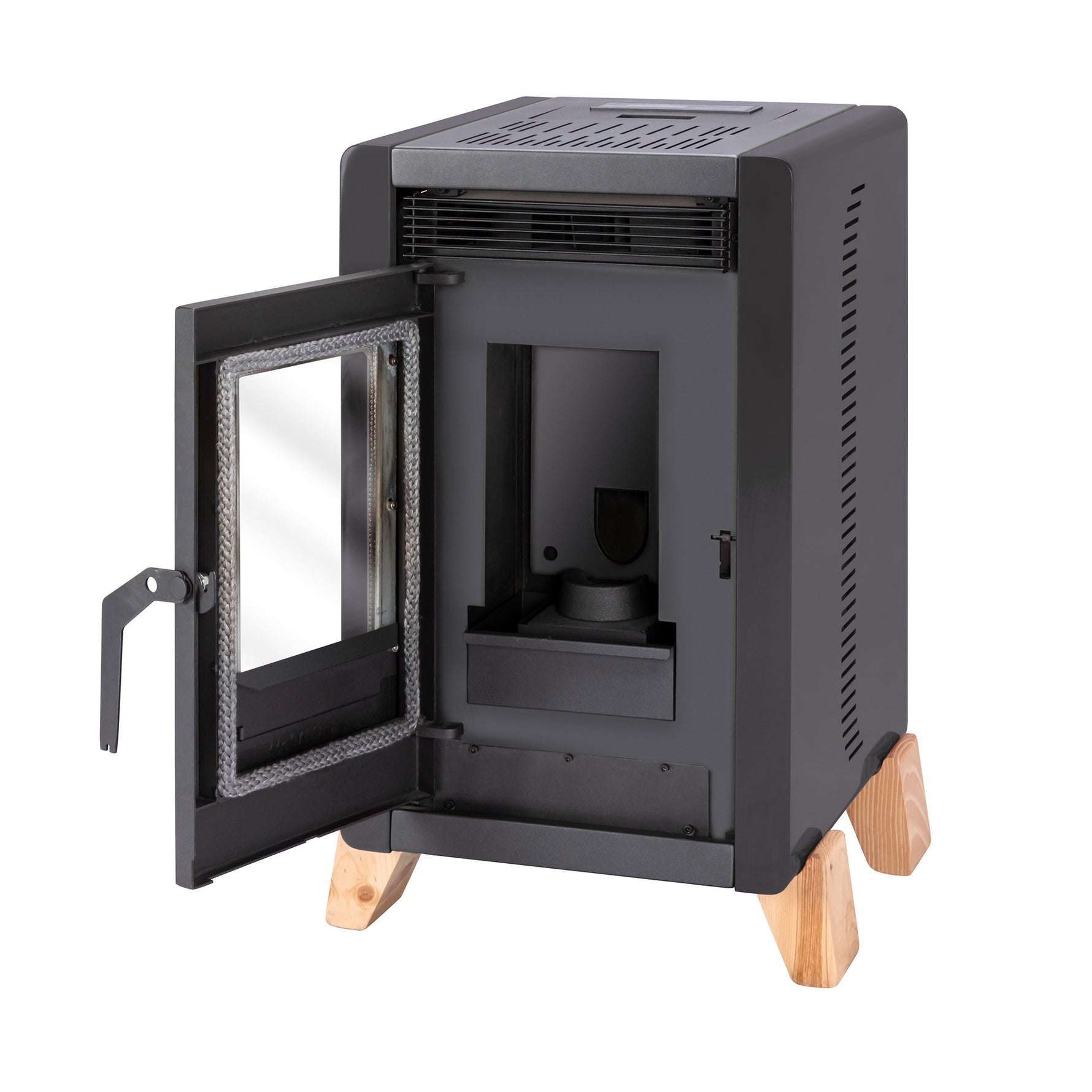 Estufa a pellet Amesti Bambu 6000 negro Amesti