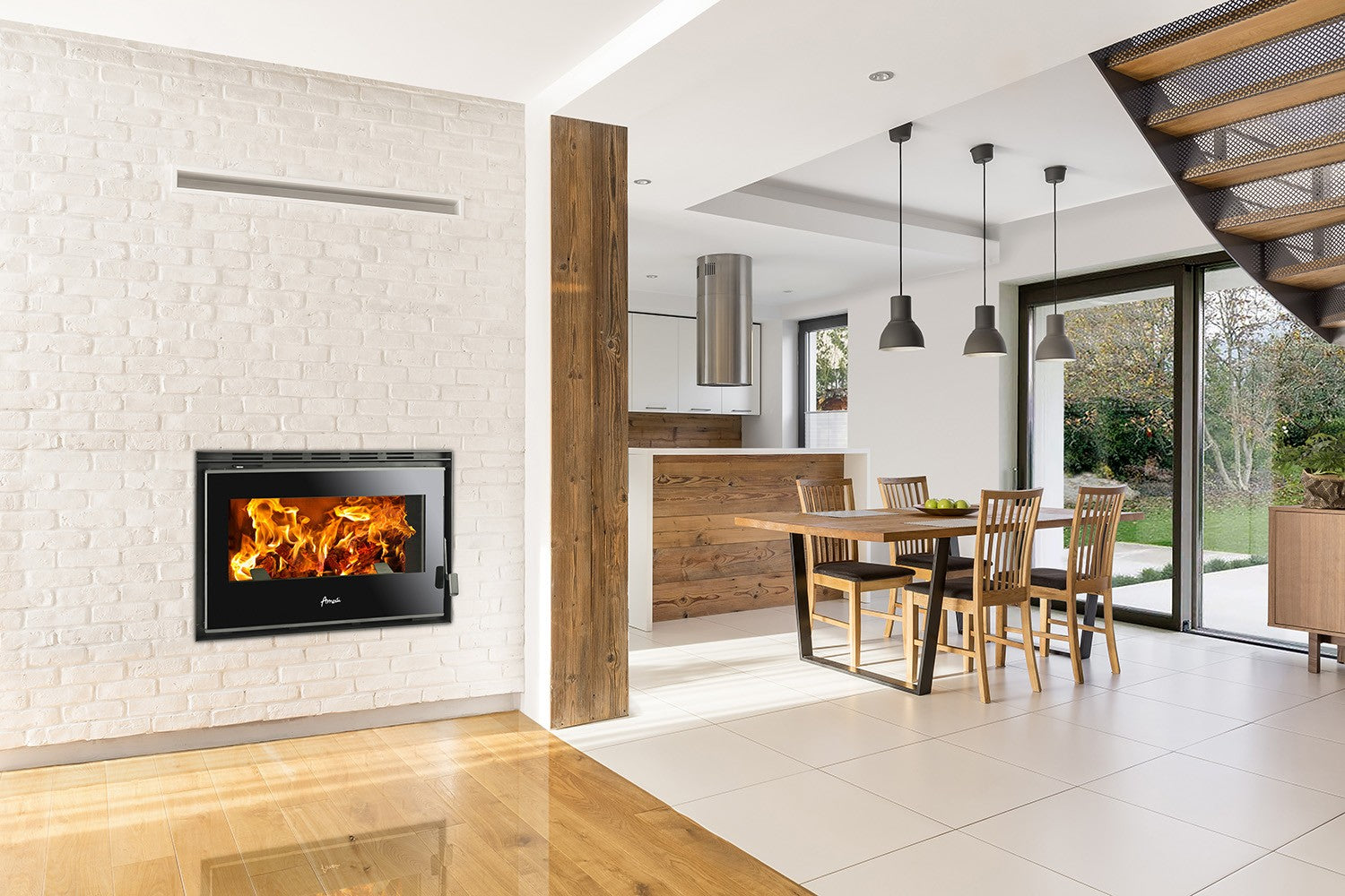 Chimenea Amesti Inserto 800 Palladio