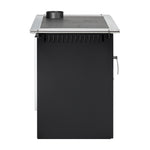Cocina a leña Amesti Allegra XL negro