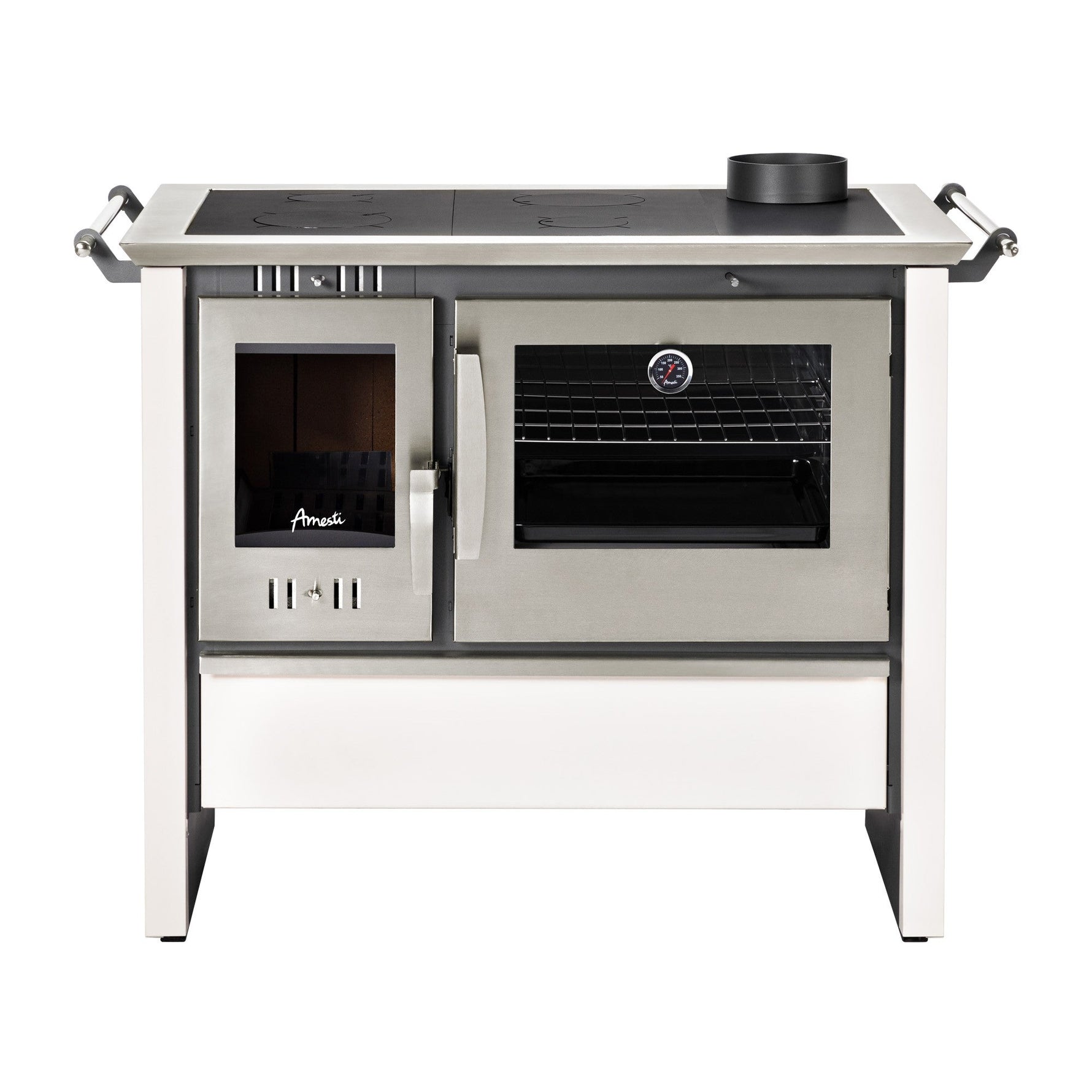 Cocina a leña Amesti Allegra XL blanco
