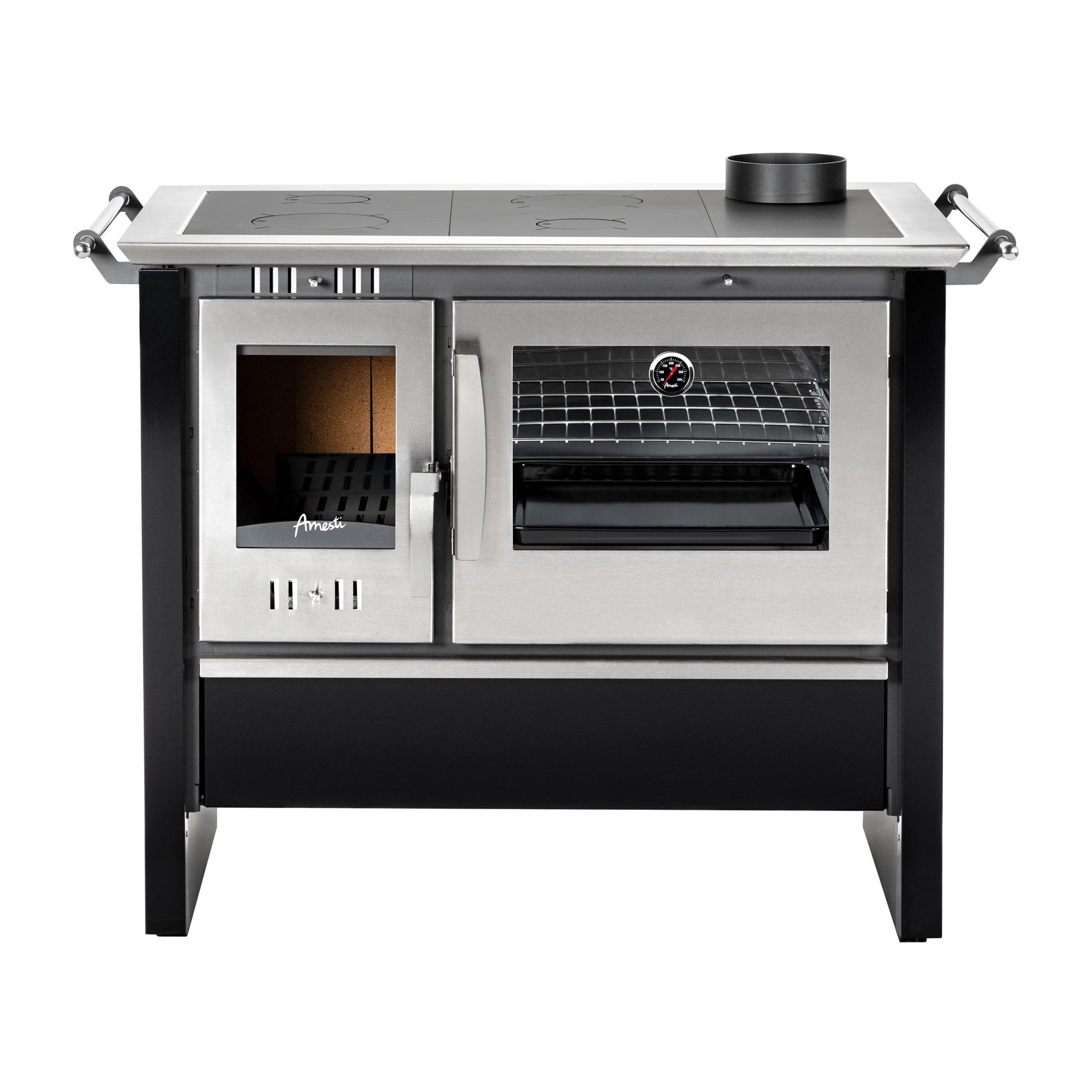 Cocina a leña Amesti Allegra XL negro
