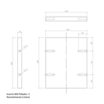 Dimensiones Revestimiento posterior 800 Palladio Amesti
