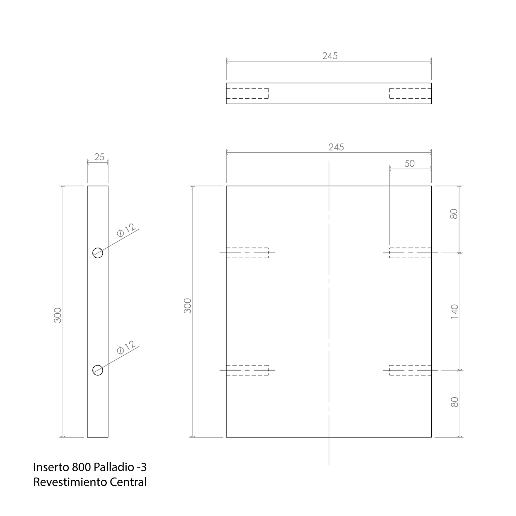 Dimensiones Revestimiento posterior 800 Palladio Amesti