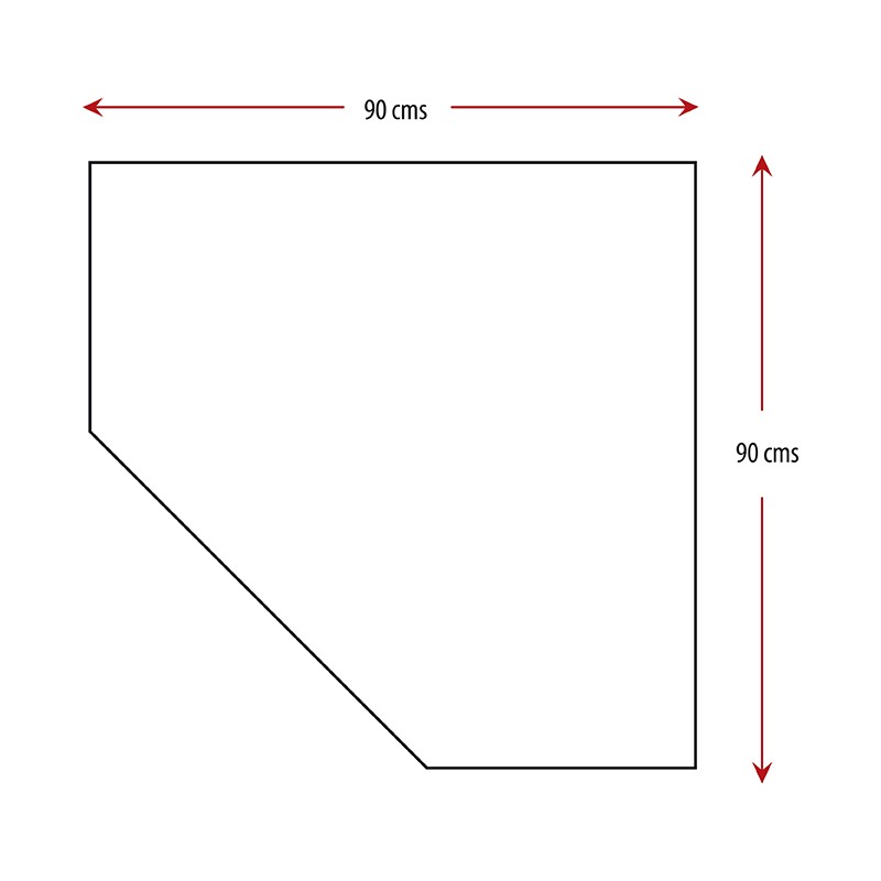 Base esquina 90x90cm Amesti