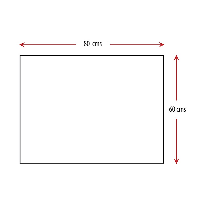 Base rectangular 60x80cm Amesti