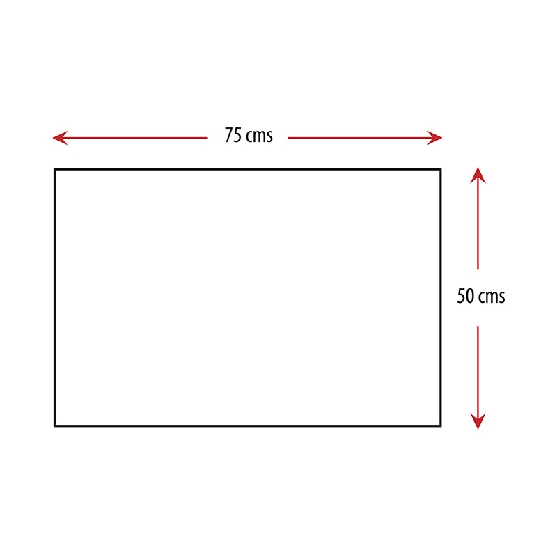 Base rectangular 50x75cm Amesti
