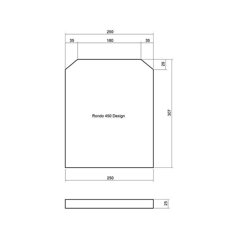 Templador Mineral Rondo 450 Design Amesti 
