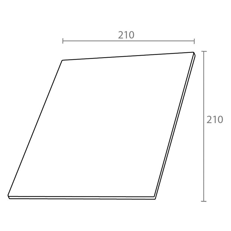Vidrio Nordic 350 - 210x210mm