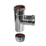 Tee registro 80mm pellet AMESTI 