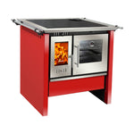 Cocina a leña Amesti Allegra Rojo Italiano