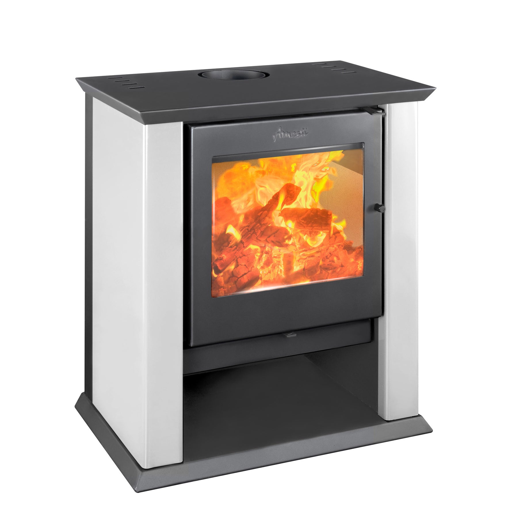 Estufa a Leña Classic 500 blanco - Amesti