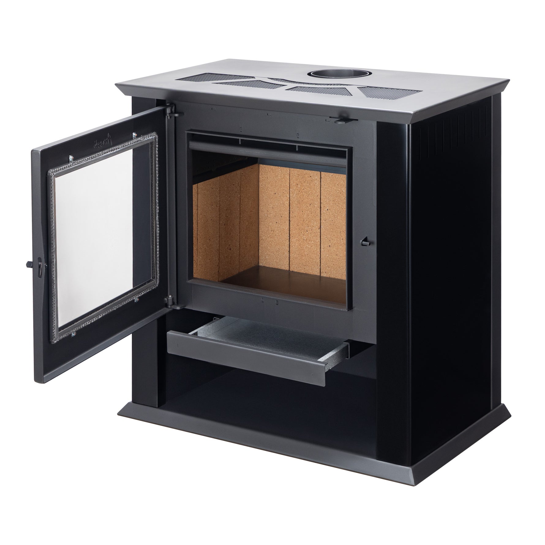 Estufa a Leña Classic 600 negro - Amesti