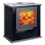 Estufa a Leña Classic 600 negro - Amesti